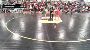 175 lbs Quarterfinal - Anthony Martinez, Rawlins vs Riley DeHaven, Moorcroft