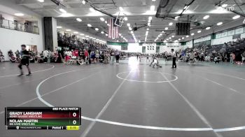85 lbs 3rd Place Match - Grady Langham, Honey Badger Wrestling vs Nolan Martin, Big Game Wrestling