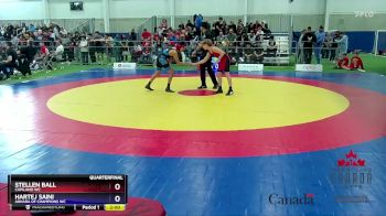 41kg Quarterfinal - Stellen Ball, Capilano WC vs Hartej Saini, Akhara Of Champions WC