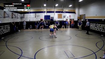170 lbs Cons. Round 2 - Jadin Robinson, Saegertown Hs vs Zoe Sample, Saegertown Hs