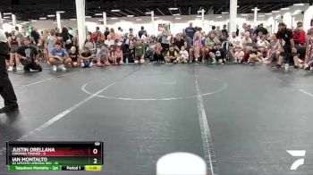 60 lbs Round 5 (8 Team) - Ian Montalto, U2 Upstate Uprising Red vs Justin Orellana, Cordoba Trained