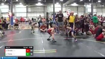 56 lbs Finals (8 Team) - Javier Flores, Untouchables White vs Josh Strode, American Gladiators-Red