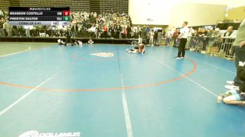 72-J lbs Consi Of 8 #1 - Brandon Costello, Vougar Honor Wrestling vs Preston Dalton, Yale Street