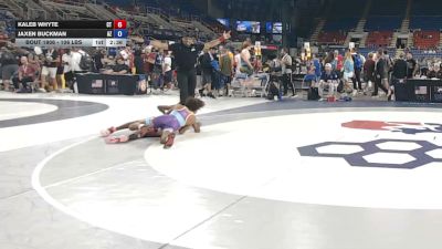 106 lbs Cons. Sub-rd Of 16 - Kaleb Whyte, Connecticut vs Jaxen Buckman, Arizona