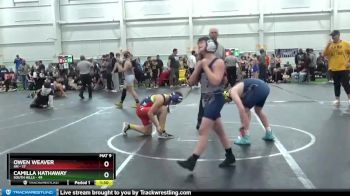 110 lbs Round 7 (8 Team) - Owen Weaver, 4M vs Camilla Hathaway, South Hills