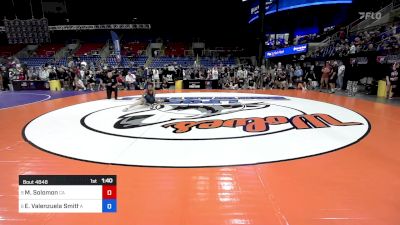 106 lbs Rnd Of 16 - Marlee Solomon, CA vs Elizabeth Valenzuela Smith, AZ