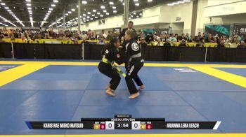Arianna Lena Leach vs Karis Rae Mieko Matsuo 2025 Jiu-Jitsu CON