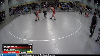 150 lbs Cons. Round 5 - Pedro Jimenez, Relentless Training Center vs Wesley Madden, Oklahoma