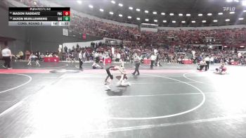 110 lbs Cons. Round 3 - Jaxon Muellenberg, Cashton vs Mason Raddatz, Pulaski Wrestling Club