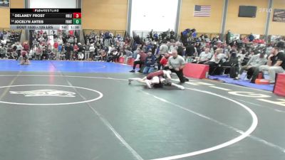 126 lbs Round Of 16 - Delaney Frost, Noble vs Jocelyn Antes, Frontier