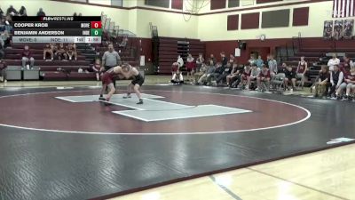 120 lbs Round 2 (3 Team) - Benjamin Anderson, Independence vs Cooper Krob, Mount Vernon