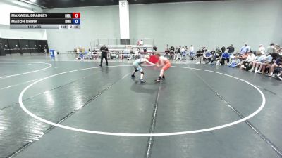 132 lbs Maxwell Bradley, Oklahoma Blue vs Mason Shirk, Iowa
