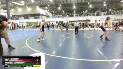 210 Max Quarterfinal - Liam McCrory, Great Neck Wrestling Club vs Andrew Scarberry, GWC