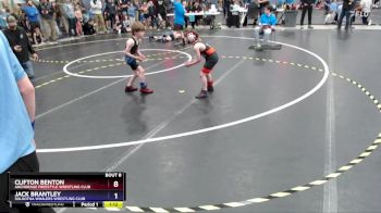 56 lbs Champ. Round 1 - Clifton Benton, Anchorage Freestyle Wrestling Club vs Jack Brantley, Soldotna Whalers Wrestling Club