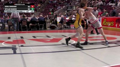 152 lbs Consi 2 - Ezra Swisher, Bellefonte vs Wylan Damon, Red Lion