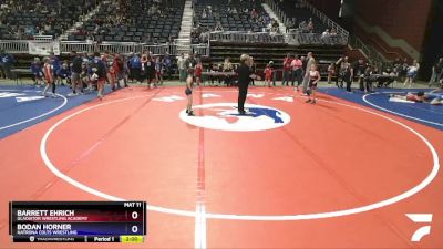 59 lbs Cons. Round 2 - Barrett Ehrich, Gladiator Wrestling Academy vs Bodan Horner, Natrona Colts Wrestling