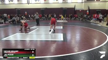 JV-30 lbs Quarterfinal - Skyler Mehlert, Union, LaPorte City vs Jay Pickar, NH/TV