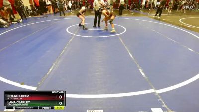 120 lbs Cons. Round 3 - Citlali Lopez, Scotts Valley vs Lana Cearley, Lincoln (Stockton)