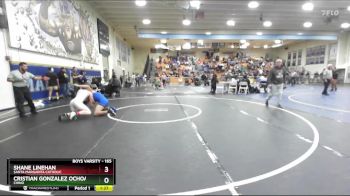 165 lbs Champ. Round 3 - Shane Linehan, Santa Margarita Catholic vs Cristian Gonzalez Ochoa, Chino