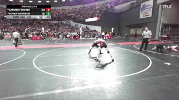 130 lbs Champ. Round 1 - Landon Forster, Spring Valley / Elmwood vs Konek Swenson, Sugar River/Nazar Training