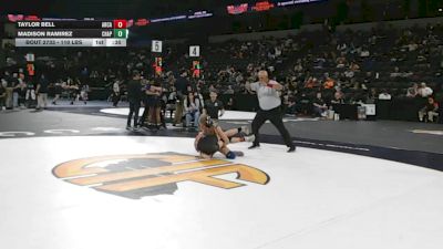 110 lbs Consi Of 8 #1 - Taylor Bell, Arcata (NC) vs Madison Ramirez, Chaparral (SS)