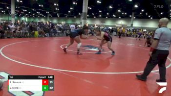 155 lbs Round 3 (6 Team) - Valentina Mora, RPA Wrestling vs Ryann Reeves, Charlie`s Angels-IL