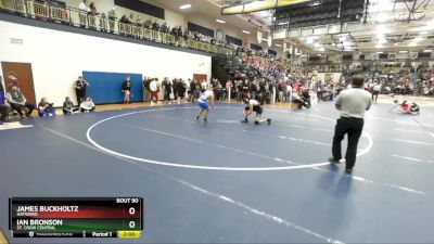 150 lbs Champ. Round 1 - James Buckholtz, Hayward vs Ian Bronson, St. Croix Central