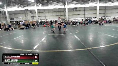 75-80 lbs Cons. Round 3 - Wyatt Augason, Team Prestige Wrestling vs Rhett Kozisek, Homedale Wrestling