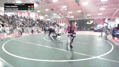 110 lbs Champ. Round 2 - Leila Romero, Rio Mesa vs Elyana Valdez, Hesperia