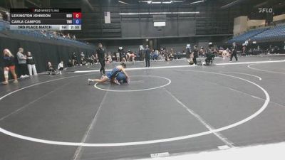 180 lbs 3rd Place Match - Carla Campos, Texas Wesleyan vs Lexington Johnson, Missouri Baptist University