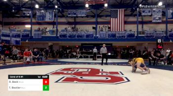 132 lbs Consi Of 8 #1 - Ryan Beck, Red Land vs Tyler Bootier, Red Lion