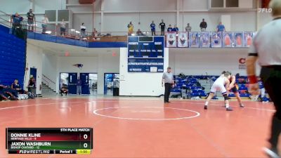 190 lbs Placement (16 Team) - Jaxon Washburn, Bishop Chatard vs Donnie Kline, Heritage Hills