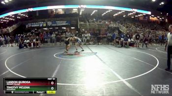 2A 106 lbs Quarterfinal - Timothy McLean, Matanzas vs Landon Quiroga, Merritt Island