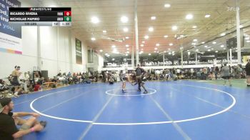 128 lbs Rr Rnd 1 - Ricardo Rivera, Parkland - HS vs Nicholas Papiro, Anchor Down - HS