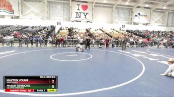59 lbs Cons. Round 2 - Mason Derochie, Colonie Wrestling vs Maxton Young, Unattached