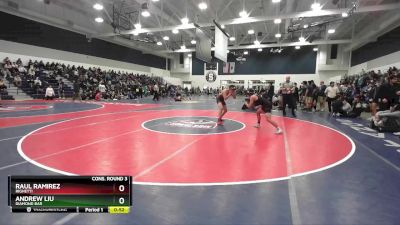 126 lbs Cons. Round 3 - Andrew Liu, Diamond Bar vs Raul Ramirez, Righetti