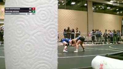 109 lbs 5th Place - Andi Stephensen, Jwc vs Raylynn Woods, Virgin Valley WC