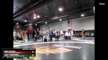 136-149 lbs Round 3 - Cody Thompson, Michigan Grappler Training Center vs Jake Hughes, Young Guns Wrestling Club