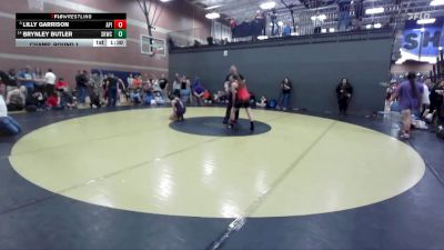 138 lbs Champ. Round 1 - Lilly Garrison, Anderson Performance Institute vs Brynley Butler, Snake River Wrestling Club