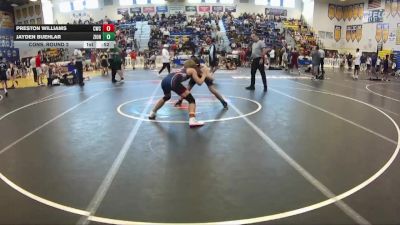 126 lbs Cons. Round 2 - Jayden Buehlar, Camden County Outsiders vs Preston Williams, Cowboy Wrestling Club