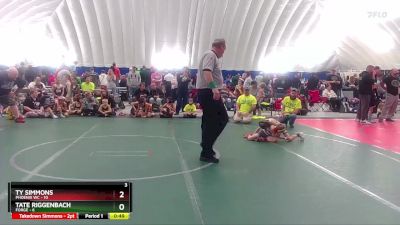 52 lbs Round 2 (8 Team) - Ty Simmons, Phoenix WC vs Tate Riggenbach, FORGE