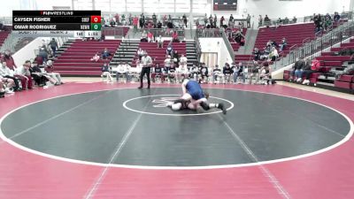 190 lbs 4th Wrestleback (16 Team) - Caysen Fisher, South Effingham vs Omar Rodriguez, Newnan