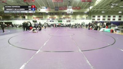 138 lbs Cons. Semi - Serenity De La Garza, Missouri Valley College vs Jacinda Espinosa, Lindenwood University