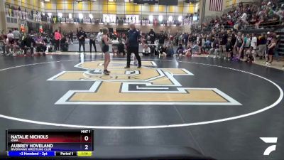 102 lbs Round 1 - Natalie Nichols, Iowa vs Aubrey Hoveland, Riverhawk Wrestling Club