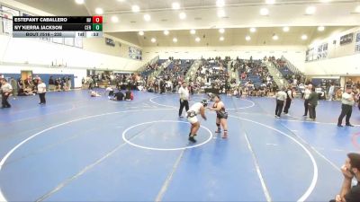 235 lbs 1st Place Match - Estefany Caballero, Orange High School vs Ny`Kierra Jackson, Cerritos