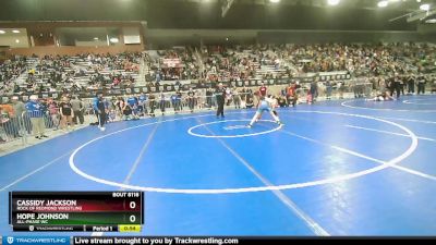 93-99 lbs Semifinal - Hope Johnson, All-Phase WC vs Cassidy Jackson, Rock Of Redmond Wrestling