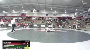 133 lbs Cons. Round 4 - Aidan Sprague, Indianapolis vs Oran Huff, Colorado Mesa