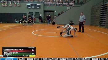 115 lbs Round 3 - Benjamin Santy, St. John Paul II vs John David Shattuck, Grissom Hs