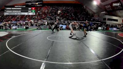 6A 144 lbs Champ. Round 1 - Josiah Gonzalez, Caldwell vs Aiden Hernandez, Highland