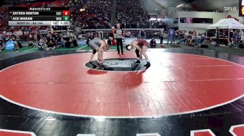 6A 144 lbs Champ. Round 1 - Ace Ingram, Madison vs Zayden Denton, Centennial